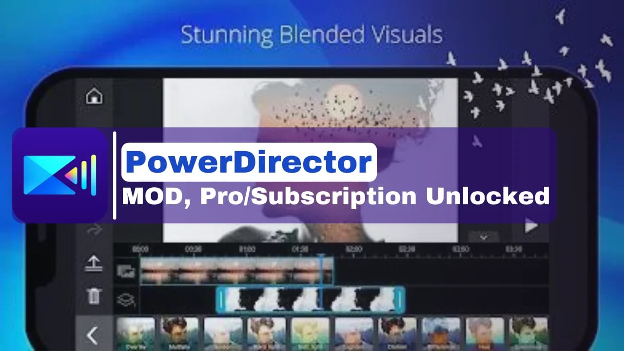 PowerDirector mod apk